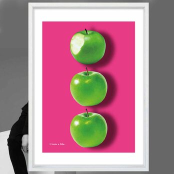Art Apple　 フルーツ　送料無料 　ポスター　アートポスター　アートsei検索新着順　3082の画像