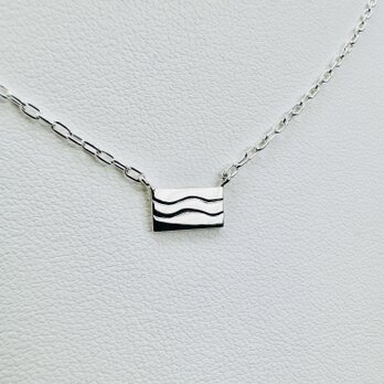 Rver necklace -Landscape- /リバーネックレス 横長 〜Designed by Hanauta〜の画像