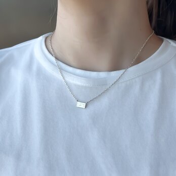 Rver necklace -Landscape- /リバーネックレス 横長 〜Designed by Hanauta〜の画像