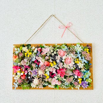 母の日ギフト＊お花畑の壁飾りの画像