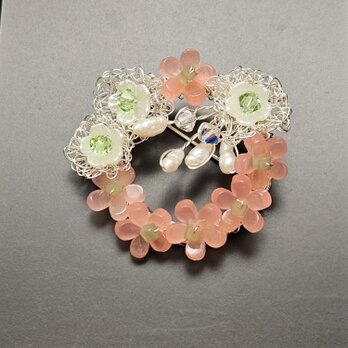 春の予感～花満開ブローチ