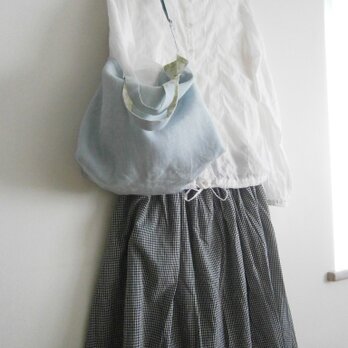BlueLinen×花cotton  bug＆pouchの画像
