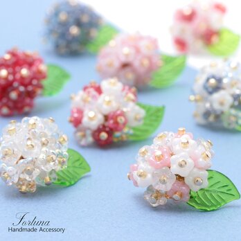 あじさい~color mix 2~(1122) ピアス/ノンホールピアス/樹脂ピアスの画像
