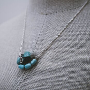 mineral necklace(ターコイズ）の画像