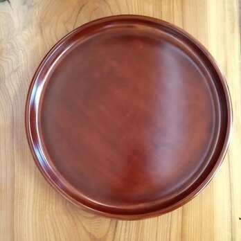 木の皿（栃材お盆）の画像