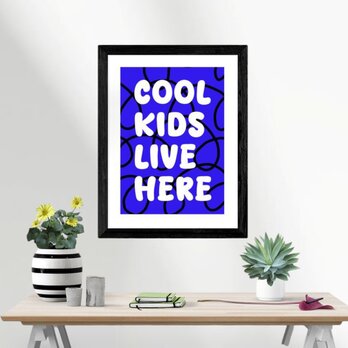 A4ポスター Cool kidsの画像