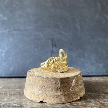 ハンドメイドリングno.150 シルバーアクセサリー　スプーンリング　手作り指輪の画像