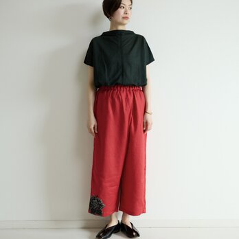 ラップパンツ　黒牡丹の画像