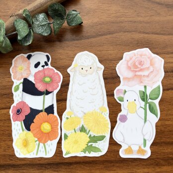 bookmark（しおり）〜花に囲まれて〜　３枚入りの画像