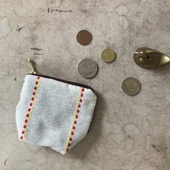 ストライプ模様のちょこっとポーチ(179)の画像