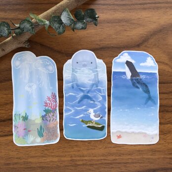 bookmark（しおり）〜海の生き物〜　３枚入りの画像