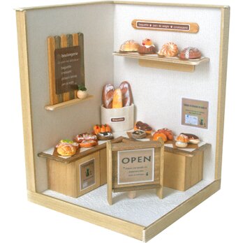 ミニチュアのパン屋さんの画像