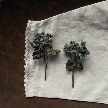 『藍色あじさい－dried flowers－』　　葉外向きの画像