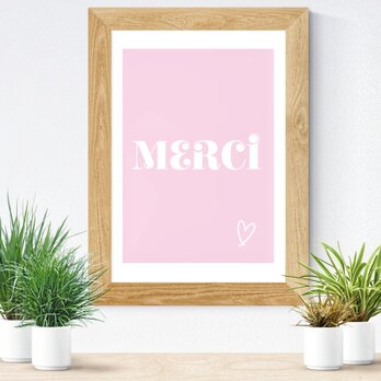 A4ポスター Merciの画像