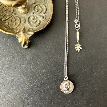 [Fontaine de Lourdes] necklace - silver antiqueの画像