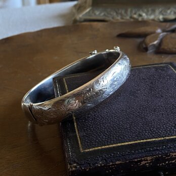 ヴィンテージ　シルバー　バングル　チェスター　1959年