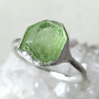 鉱物の表情＊peridot 925 ringの画像