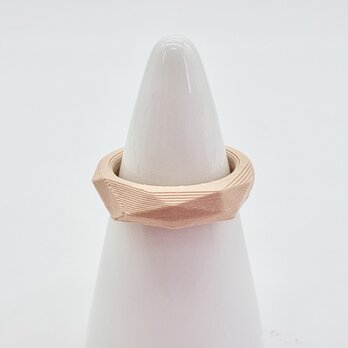 Infinite RING　植物由来樹脂アクセサリー ／　P - マットベージュの画像