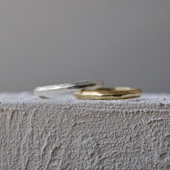 Eclat - Ring 【brass / silver】の画像