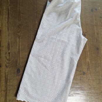 ペチパンツ　ワイドパンツ　グレイジュの画像