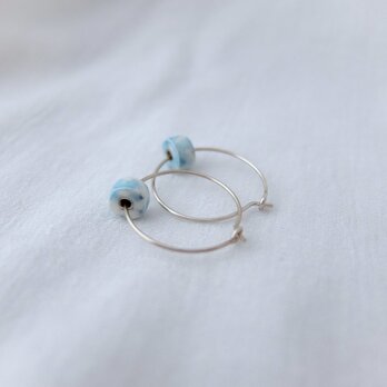 ピアス rond hoop wind SV925の画像
