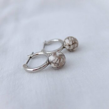ピアス hoop platinumの画像