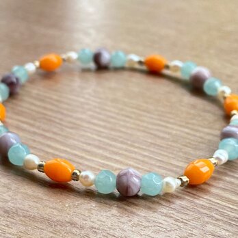 Beaded bracelet-78の画像