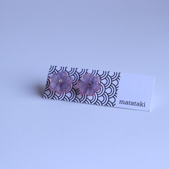 【ピアス】 　小さな花の画像