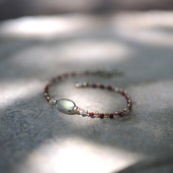 -Labradorite- braid braceletの画像