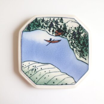 ARABIA×FINNAIR / Helja ヘルヤ SPRING 陶板 NO.5779の画像