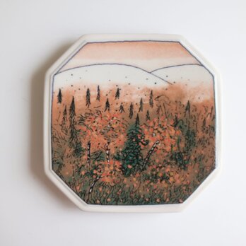 ARABIA×FINNAIR / Helja ヘルヤ AUTUMN 陶板 No.5640の画像