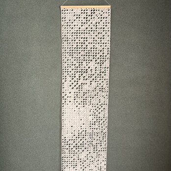 呼吸する和紙のタペストリー ／縦109cm 横29.7cm〈一点物〉の画像