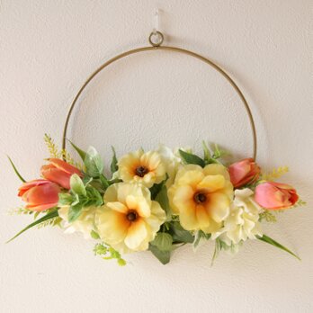 チューリップとラナンキュラスの春色リングリース