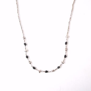 -Black Diamond- silver necklaceの画像