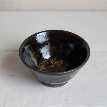 黒釉窯変酒杯の画像
