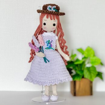 あみぐるみ・花摘み♡女の子・着せ替えお人形さんの画像