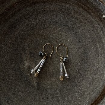 メタリックビーズピアス no.072の画像