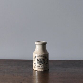 Creil&Montereau クレイユモントロー マスタード ポット h12.5cm フランス アンティーク 0502140の画像