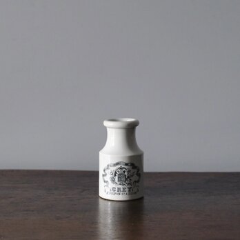 Creil&Montereau クレイユモントロー マスタード ポット h11.4cm フランス アンティーク 0502139