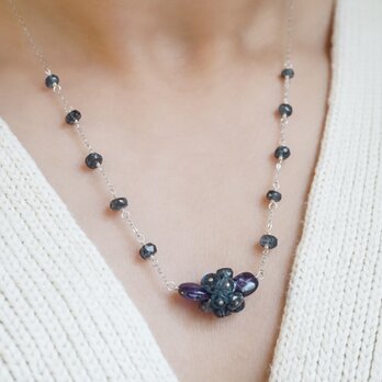 【１点限定】「海底の旋律」ネックレス モスカイヤナイト ミスティックカイヤナイト 天然石 silver925 ギフト プレゼント