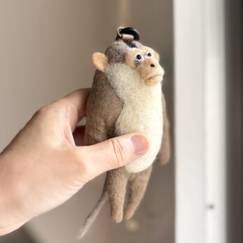 ミナミブタオザルのキーホルダーの画像