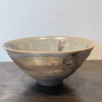 茶碗　鉄絵紋灰志野釉　No.4の画像