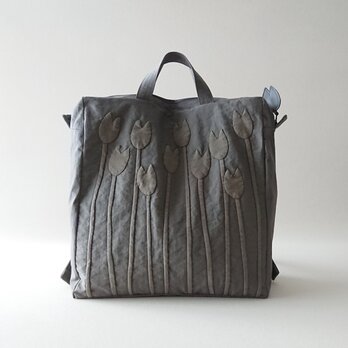 tulip applique 2way rucksackの画像
