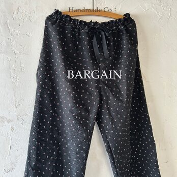 bargain夏パジャマズボン : : blackの画像