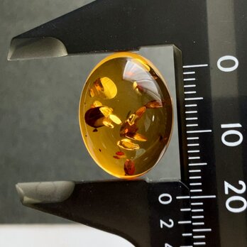 バルティックアンバー[202] 20x15mm 7Cts　天然石 ／ ルース ／カボションの画像