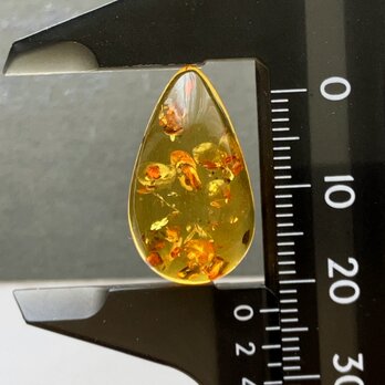 バルティックアンバー[207] 23x14mm 6Cts　天然石 ／ ルース ／カボションの画像