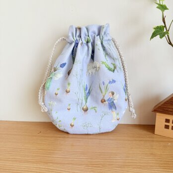 ラウンド巾着袋（ドイツ生地）