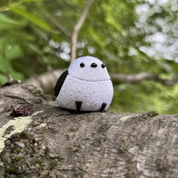 木目込み　シマエナガの画像