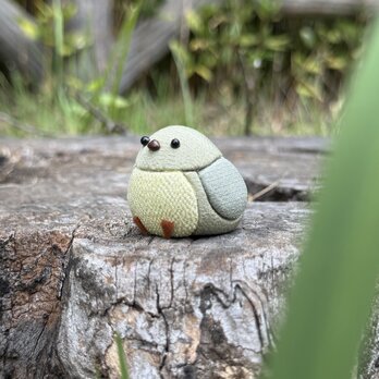 木目込み　ウグイスの画像
