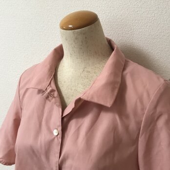 ボレロブラウス　（羽織り物）ピンクの画像